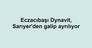 Eczacıbaşı Dynavit, Sarıyer'den galip ayrılıyor