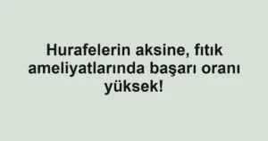 Hurafelerin aksine, fıtık ameliyatlarında başarı oranı yüksek!