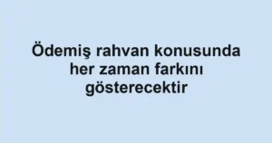 Ödemiş rahvan konusunda her zaman farkını gösterecektir