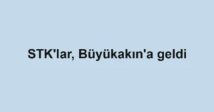 STK'lar, Büyükakın'a geldi