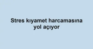 Stres kıyamet harcamasına yol açıyor